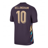 Anglicko Jude Bellingham #10 Vonkajší futbalový dres ME 2024 Krátky Rukáv